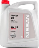 Олива NISSAN Motor oil 5W-40, 5 л.